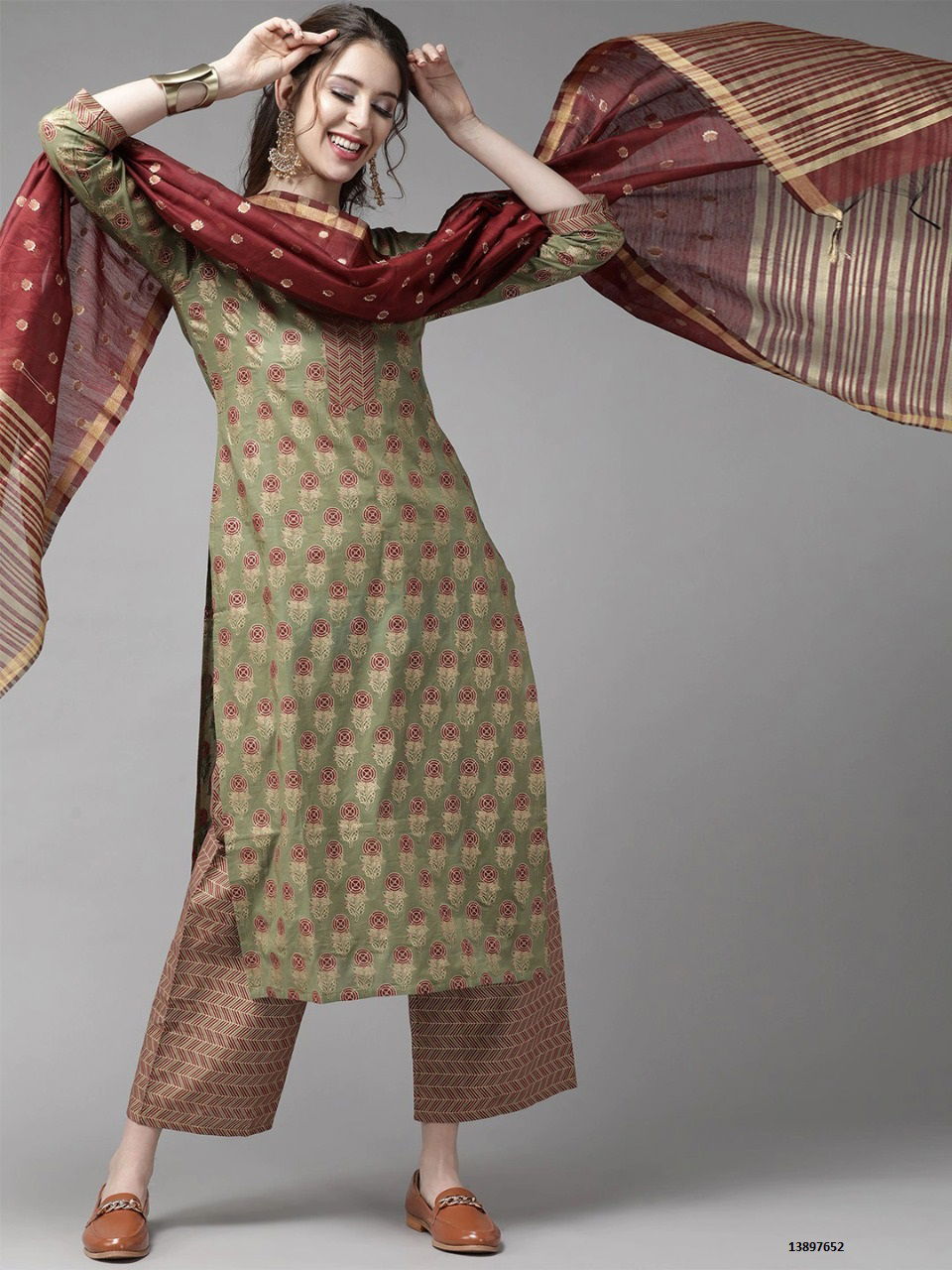 Indo Era 19 Classic Festive Wear Fancy Printed Ready Made Dress Collection